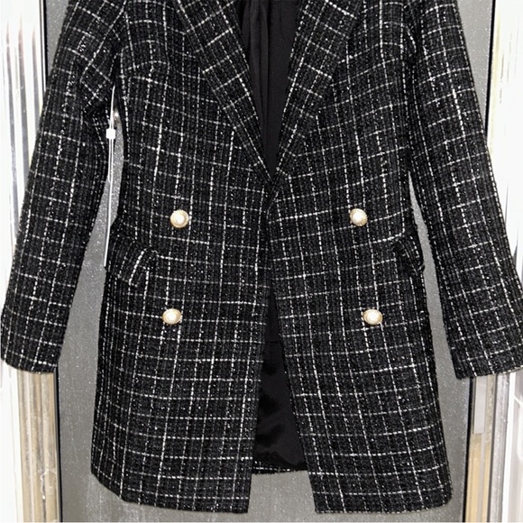 ronny kobo Lily Plaid Double Breasted Jacket - Picture 11 of 16